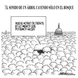 ARBOL CAYENDO SOLO EN EL BOSQUE LEGISLATIVO by RJ Matson