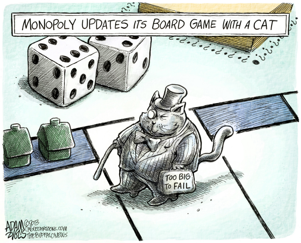  MONOPOLY CAT by Adam Zyglis