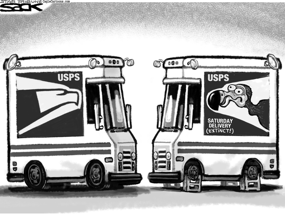  SATURDAY MAIL DODO by Steve Sack