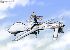 DRONES DE OBAMA  by Nate Beeler