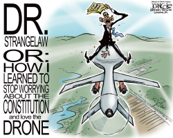 OBAMA AND DRONES by John Cole