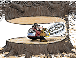 SEQUESTER BUDGET TRIM  by Steve Sack