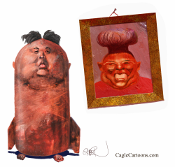 KIM JONG UN AS A BOMB by Riber Hansson