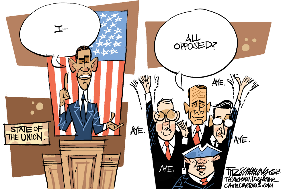  STATE OF THE UNION by David Fitzsimmons