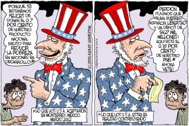 U.S.A. ENDURECE CON LAS NACIONES POBRES by Wolverton