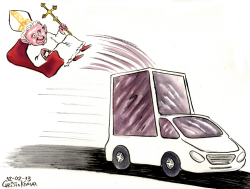 EL PAPA BENEDICTO XVI RENUNCIA by Christo Komarnitski