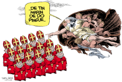 DIOS ESCOGE UN NUEVO PAPA  by Daryl Cagle