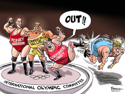 WRESTLING AND OLYMPICS by Paresh Nath