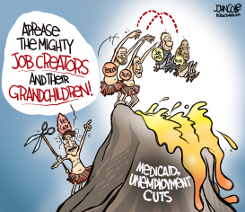 LOCAL NC - MEDICAID AND UNEMPLOYMENT CUTS by John Cole