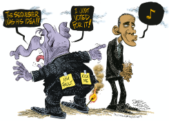 GOP, OBAMA AND THE SEQUESTER by Daryl Cagle