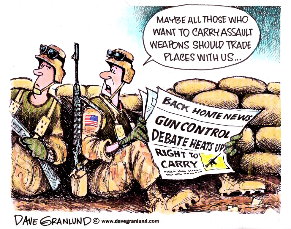  ASSAULT WEAPONS by Dave Granlund