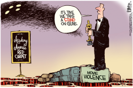 MOVIE VIOLENCE  by Rick McKee