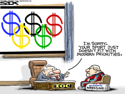 OLYMPIC WRESTLING by Steve Sack