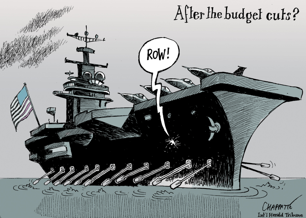  US MILITARY AND SEQUESTRATION by Patrick Chappatte