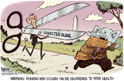 SEQUESTER SCISSORS by Rick McKee