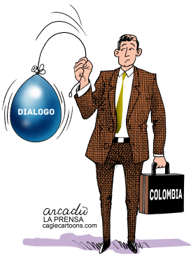 DIáLOGO DE PAZ SE DESINFLA by Arcadio Esquivel