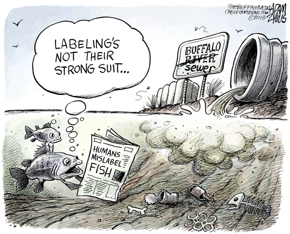  LOCAL MISLABELING FISH by Adam Zyglis