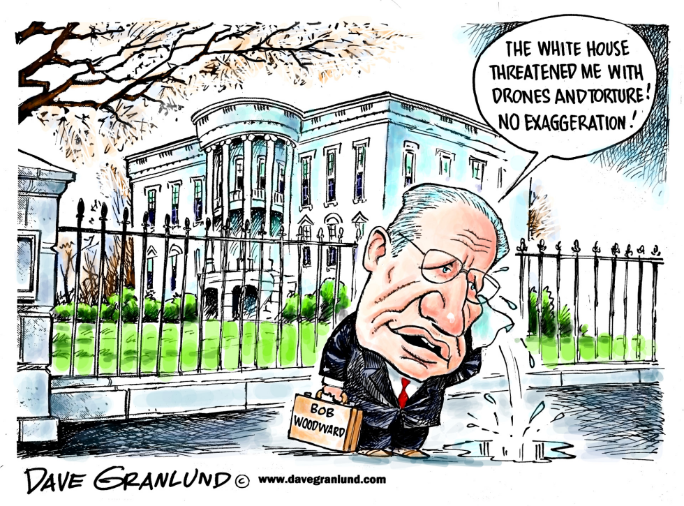  WOODWARD AND WH THREAT by Dave Granlund