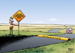 SPEED BUMP by Nate Beeler