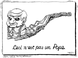 ESTE NO ES UN PAPA by Daryl Cagle