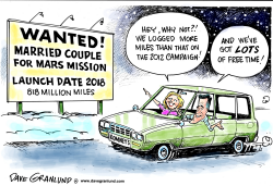 MARS MISSION COUPLE by Dave Granlund