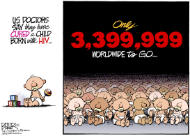 HIV CURE by Nate Beeler