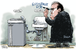 SCALIA ENTITLEMENT by Daryl Cagle