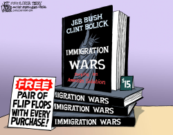 JEB BUSH FLIP FLOP by Jeff Parker