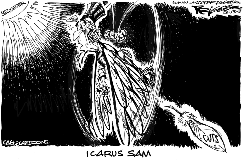  ICARUS SAM by Milt Priggee