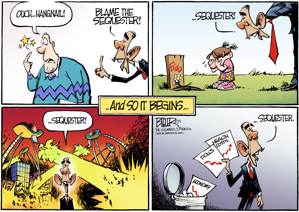  SEQUESTER BLAME by Nate Beeler