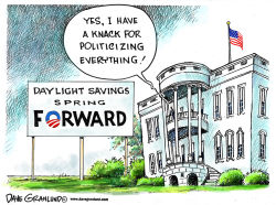 DAYLIGHT SAVINGS SPRING FORWARD by Dave Granlund