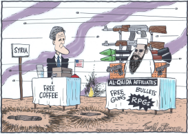 ARMS TO SYRIA by Bob Englehart