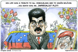 MADURO EULOGIZES CHAVEZ  by Taylor Jones