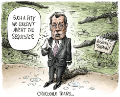 GOP AUSTERITY SWAMP by Adam Zyglis