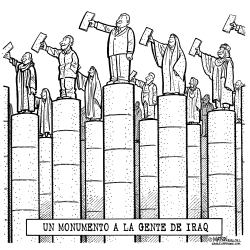 UN MONUMENTO A LA GENTE DE IRAQ by RJ Matson