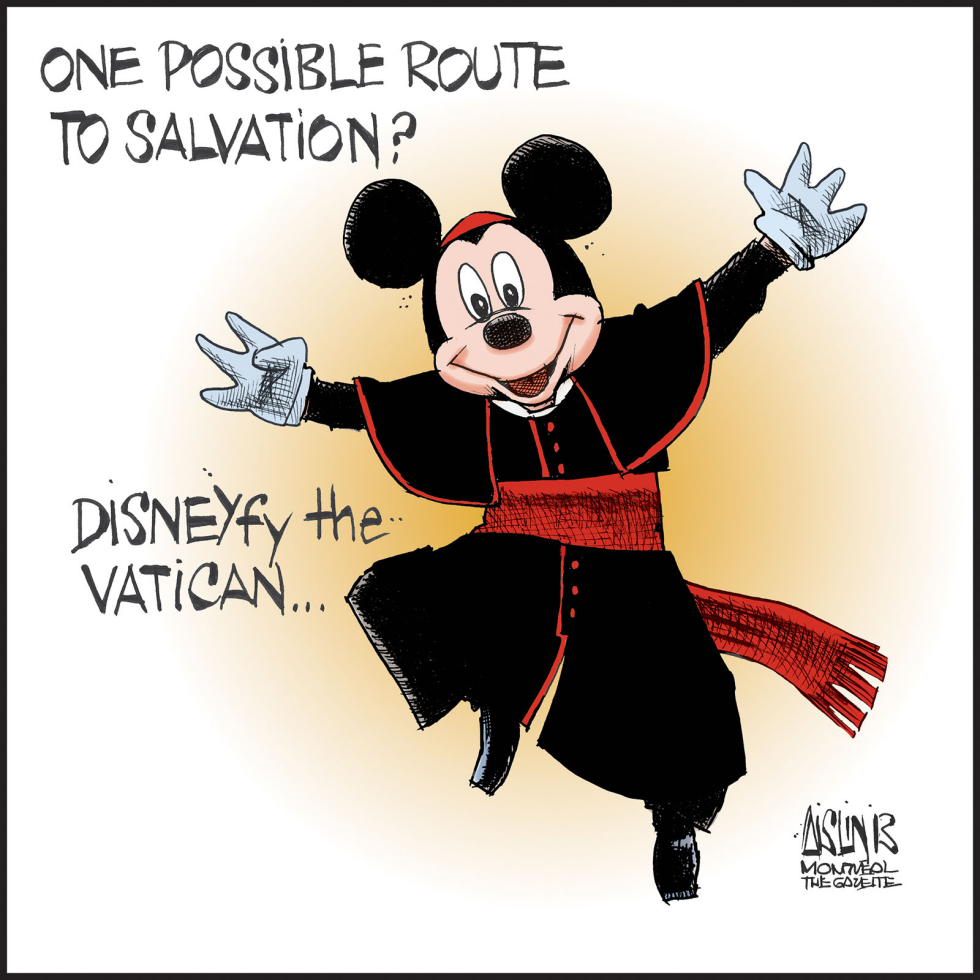  REINVENTING THE VATICAN by Aislin