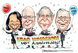 IRAQ WAR 10TH ANNIVERSARY by Dave Granlund