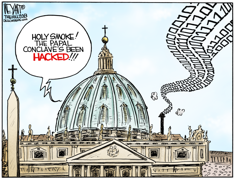  PAPAL HACK by Christopher Weyant