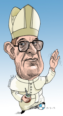 PAPA FRANCISCO by Arcadio Esquivel