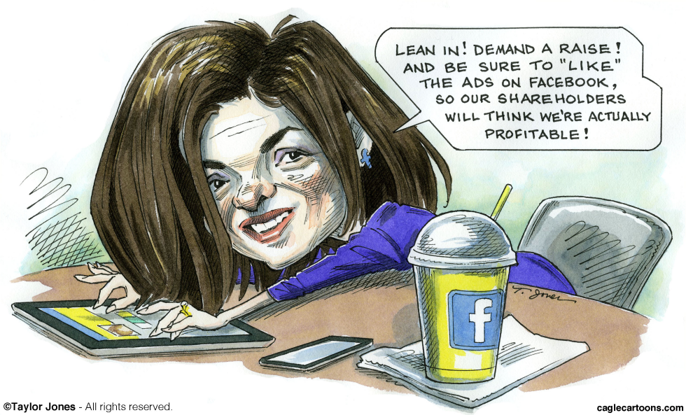  SHERYL SANDBERG LEANS IN  by Taylor Jones