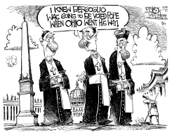 OHIO ELECTS THE POPE by John Darkow