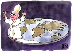 POPE FRANCIS AT THE END OF THE WORLD by Christo Komarnitski