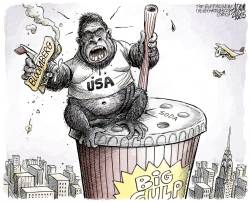 NEW YORK WAR ON OBESITY by Adam Zyglis