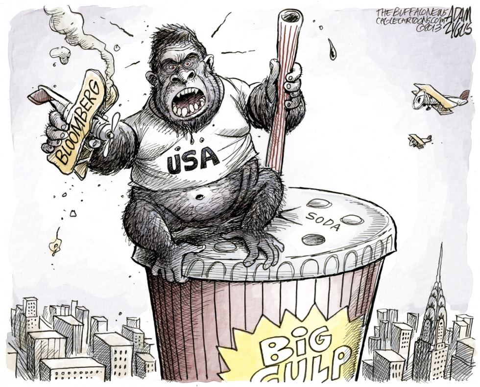  NEW YORK WAR ON OBESITY by Adam Zyglis