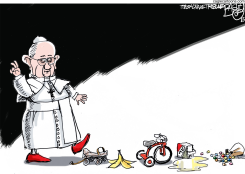 PAPAL PATH by Pat Bagley