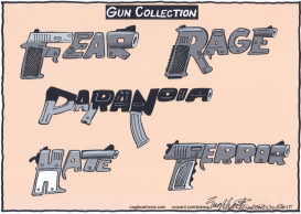 GUNS AND RIFLES by Bob Englehart