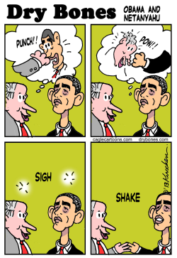 OBAMA AND NETANYAHU by Yaakov Kirschen