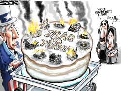 IRAQ ANNIVERSARY by Steve Sack