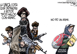 MALALA YOUSAFZAI  by Pat Bagley