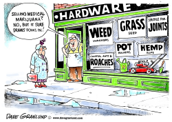 MEDICAL MARIJUANA SALES by Dave Granlund